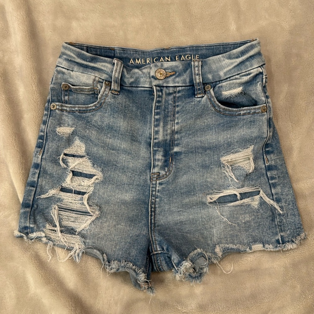 American Eagle Curvy Hi-Rise Shortie - size 0